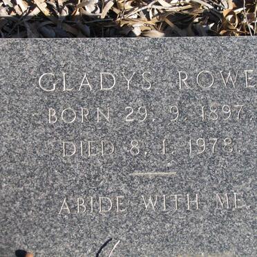 ROWE Gladys 1897-1978