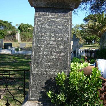 SIMPSON James 1854-1901