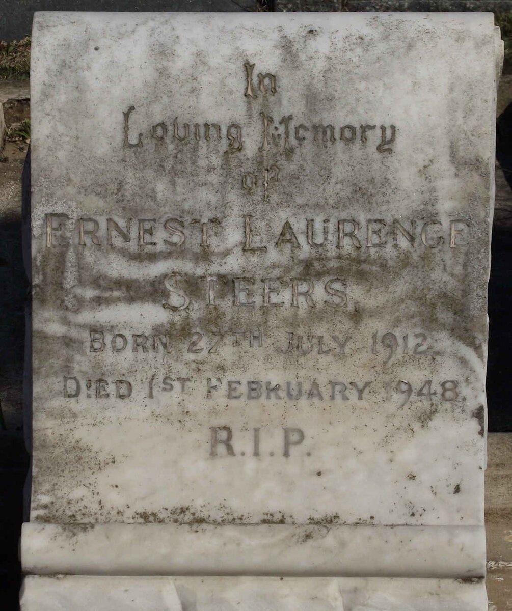 STEERS Ernest Laurence 1912-1948