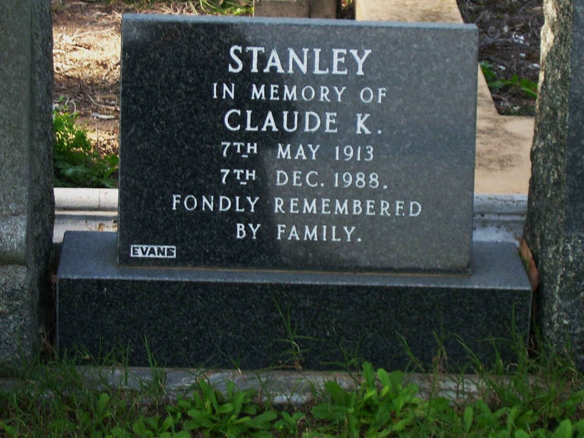 STANLEY Claude K. 1913-1988