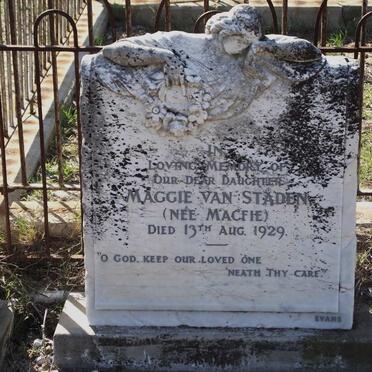 STADEN Maggie, van nee MACFIE -1929