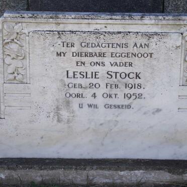 STOCK Leslie 1918-1952