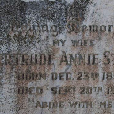 STEVENS Gertrude Annie 1895-1953