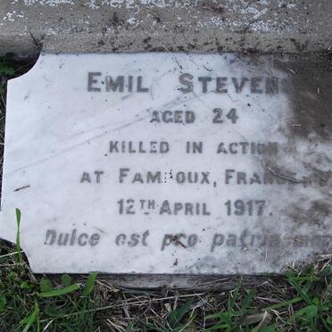 STEVENS Emil -1917