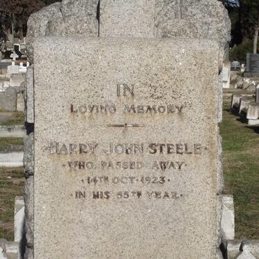 STEELE Harry John -1923