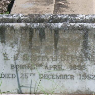 STEVENS S.J.G. 1893-1952