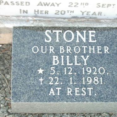 STONE Billy 1920-1981