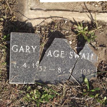 SWAIN  Gary Page 1952-1952