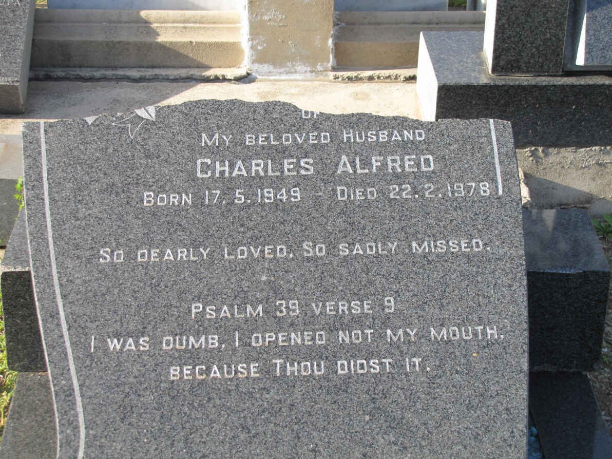 SPENCE Charles Alfred 1949-1978