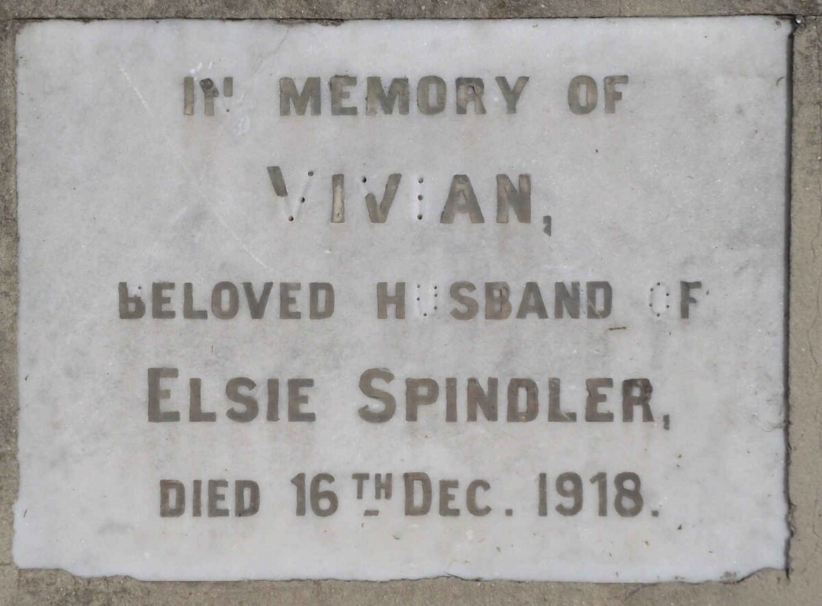 SPINDLER Vivian  -1918