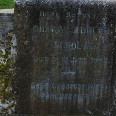 SCHOLTZ Gustave Adolph -1952