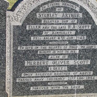SCOTT Stanley Arthur -1945 :: SCOTT Herbert Oliver -1962