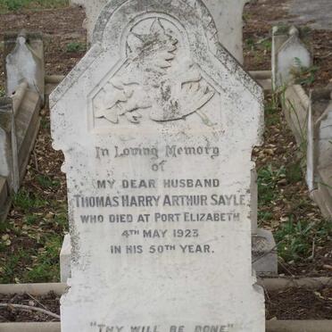 SAYLE Thomas Harry Arthur  -1923