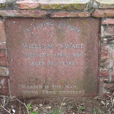 SAVAGE William -1896