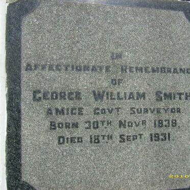 SMITH George William 1838-1931