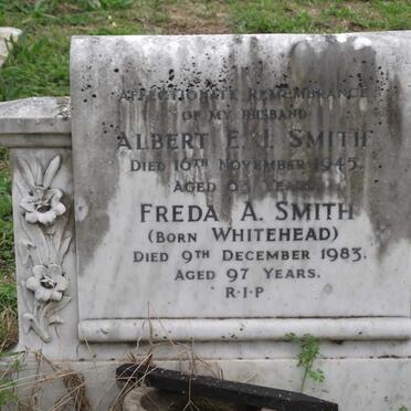 SMITH Albert E.J. -1945 &amp; Freda A. WHITEHEAD -1983