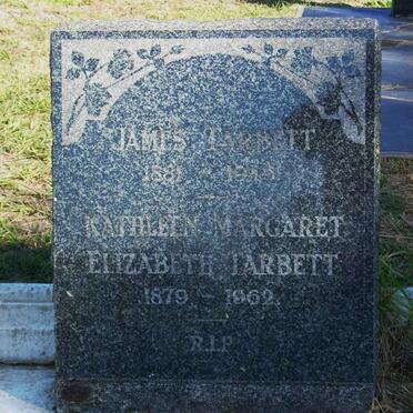 TARBETT James 1881-1945 &amp; Kathleen Margaret Elizabeth 1879-1962