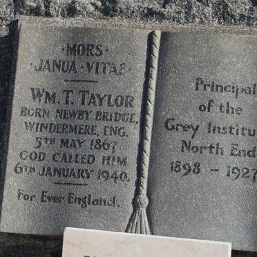 TAYLOR William T. 1867-1940