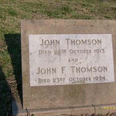 THOMSON John -1913 :: THOMSON John F. -1924