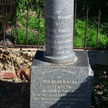 TONCE Elizabeth -1901 :: ROBINSON Doris Emily -190?