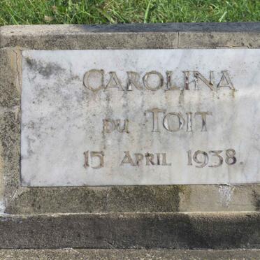 TOIT Carolina, du -1938