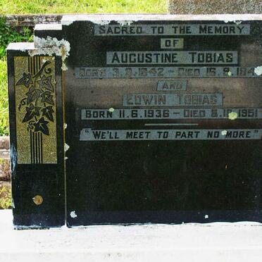 TOBIAS Edwin 1936-1951 :: TOBIAS Augustine 1942-194?