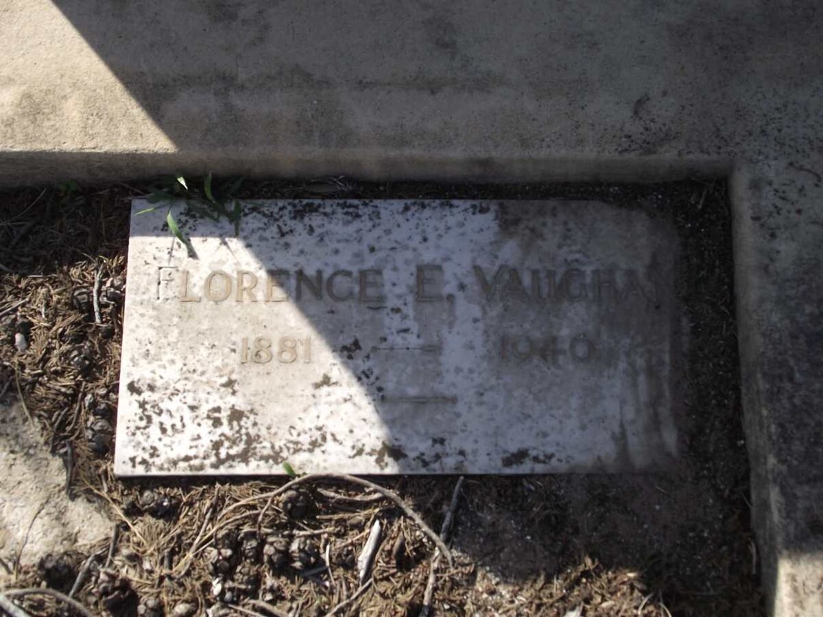 VAUGHAN Florence E. 1881-1946