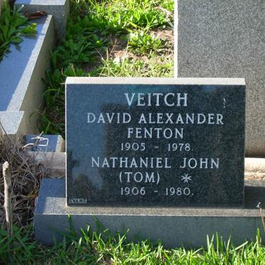 VEITCH David Alexander Fenton 1905-1978 :: VEITCH Nathaniel John 1906-1980