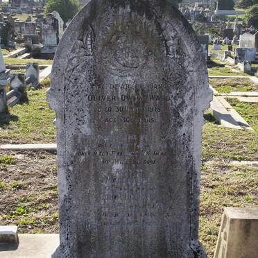 WARD Oliver Owen -1918 :: HOPKINS Magdalene nee BROOKS -1928