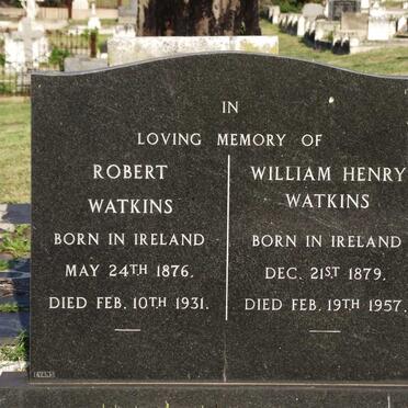 WATKINS Robert 1876-1931 :: WATKINS William Henry 1879-1957