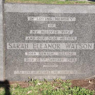 WATSON Sarah Eleanor -1943
