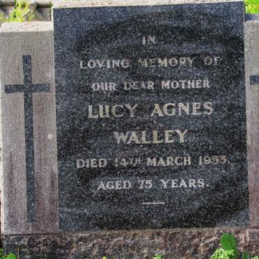 WALLEY Lucy Agnes -1953