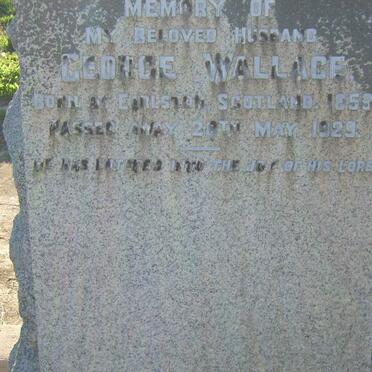 WALLACE George 1859-1929