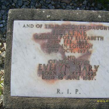 WALTON Hellene 1888-1973 :: WALTON Evelyn Mary 1893-1987