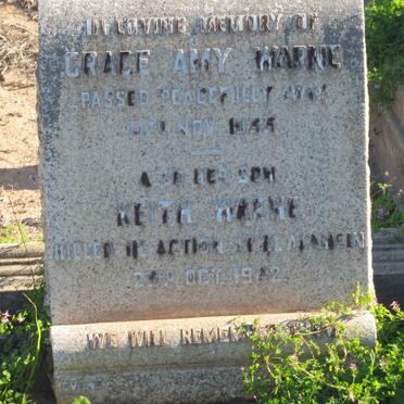 WARNE Grace Amy -1935 :: WARNE Keith -1942