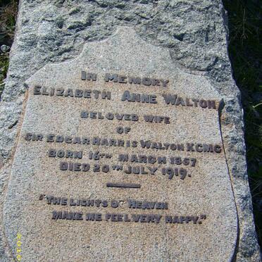 WALTON Elizabeth Anne 1857-1919