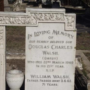 WALSH William -1962 :: WALSH Douglas Charles -1940