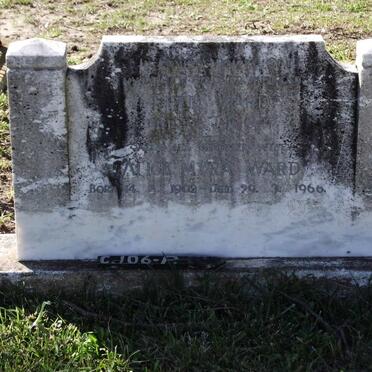 WARD Fred &amp; Alice Myra 1902-1966