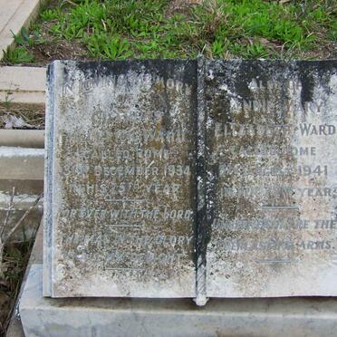 WARD Charles Frederick -1934 &amp; Annie Mary Elizabeth -1941