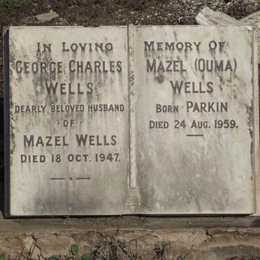 WELLS George Charles -1947 &amp; Mazel PARKIN -1959