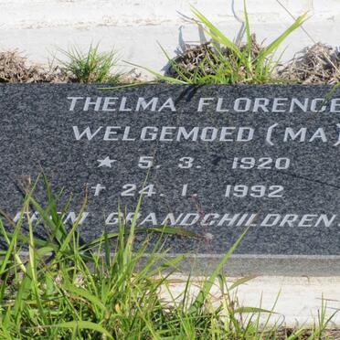 WELGEMOED Thelma Florence 1920-1992