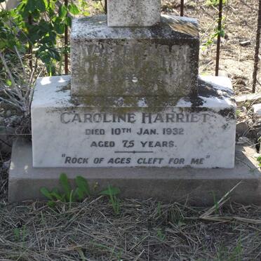 WEST Walter &amp; Caroline Harriet 1932