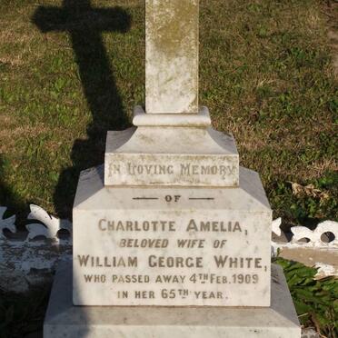 WHITE Charlotte Amelia -1909