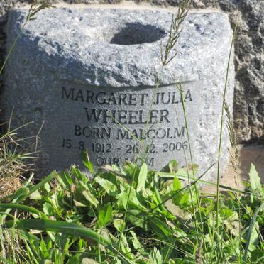 WHEELER Margaret Julia nee MALCOLM 1912 - 2006
