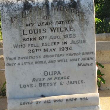 WILKE Louis 1868-1934