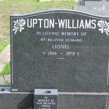 WILLIAMS Lionel, Upton 1906-1979