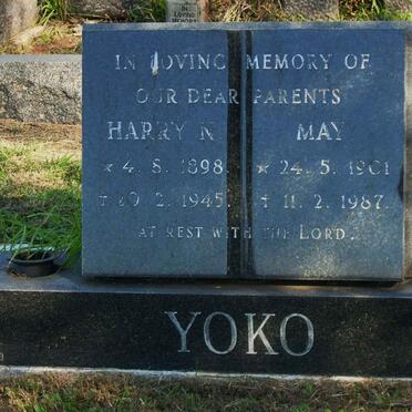 YOKO Harry N. 1898-1945 &amp; May 1901-1987