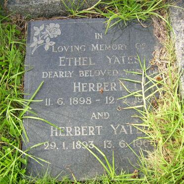 YATES Herbert 1893-196? &amp; Ethel 1898-196?