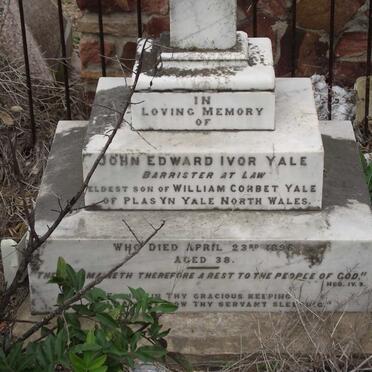 YALE John Edward Ivor -1896