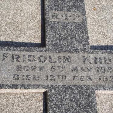 KNUPP Fridolin 1860 - 1939